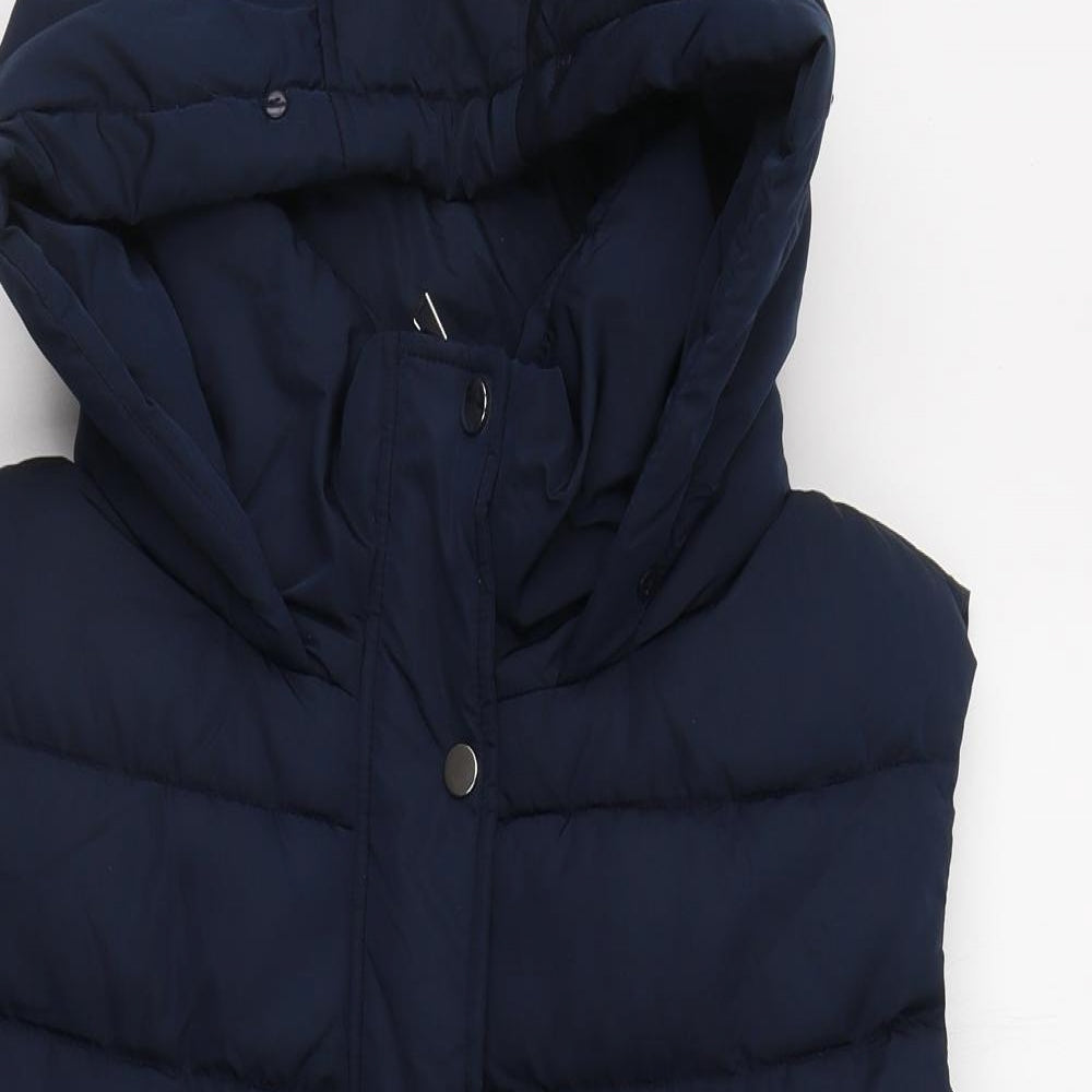 Nutmeg Womens Blue   Gilet Jacket Size 16  Zip - Puffer gilet