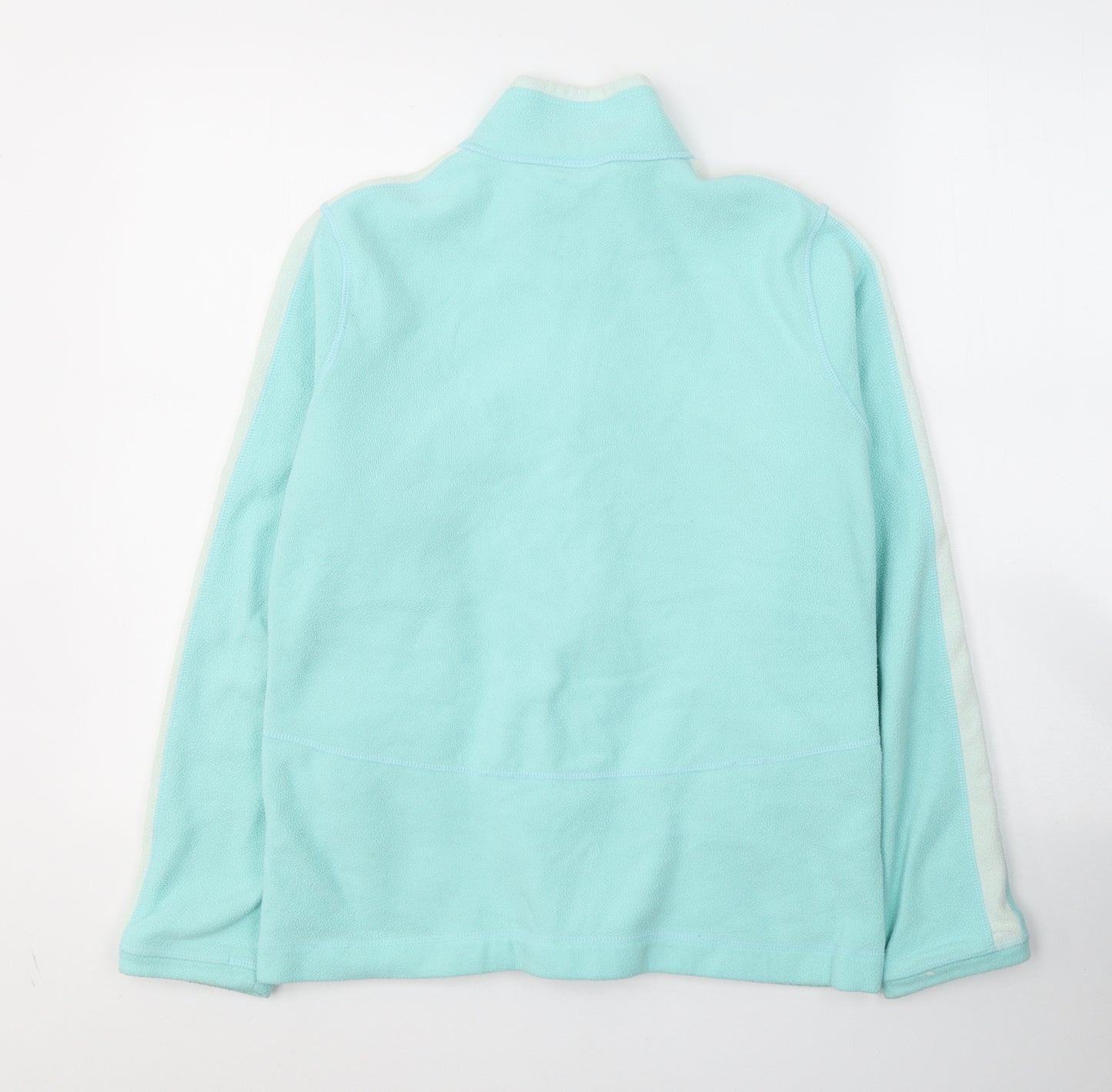 Marks and Spencer Womens Blue  Polyester Full Zip Sweatshirt Size 12  Zip