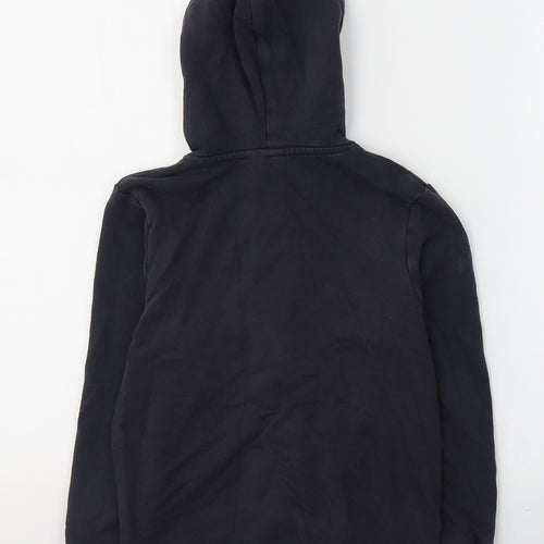 TU Girls Blue  Cotton Full Zip Hoodie Size 7 Years  Zip