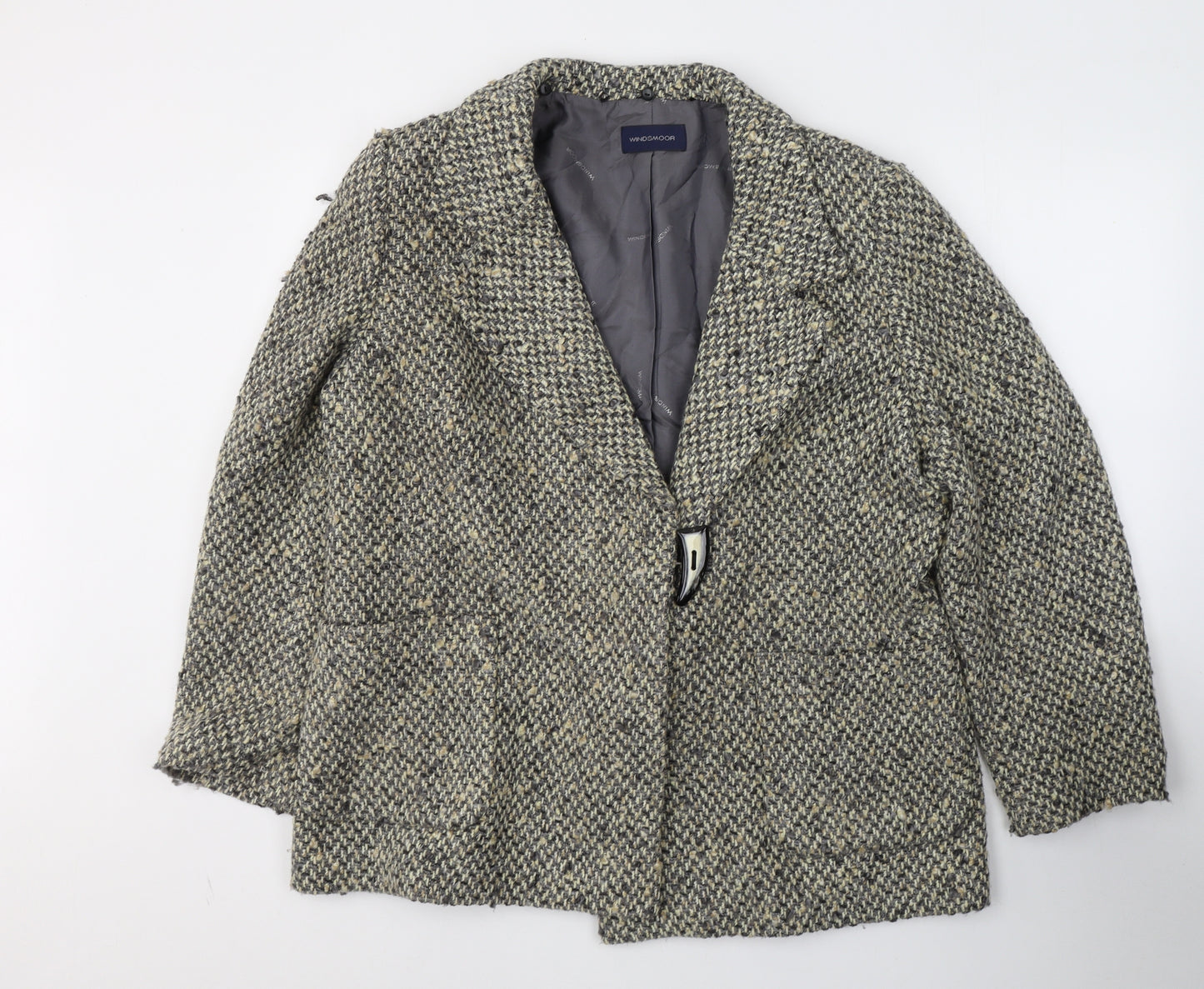 Windsmoor Womens Grey   Jacket Coat Size 16  Buckle