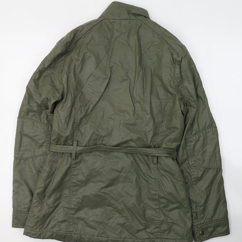 Marks and Spencer Womens Green   Jacket Coat Size 8  Zip