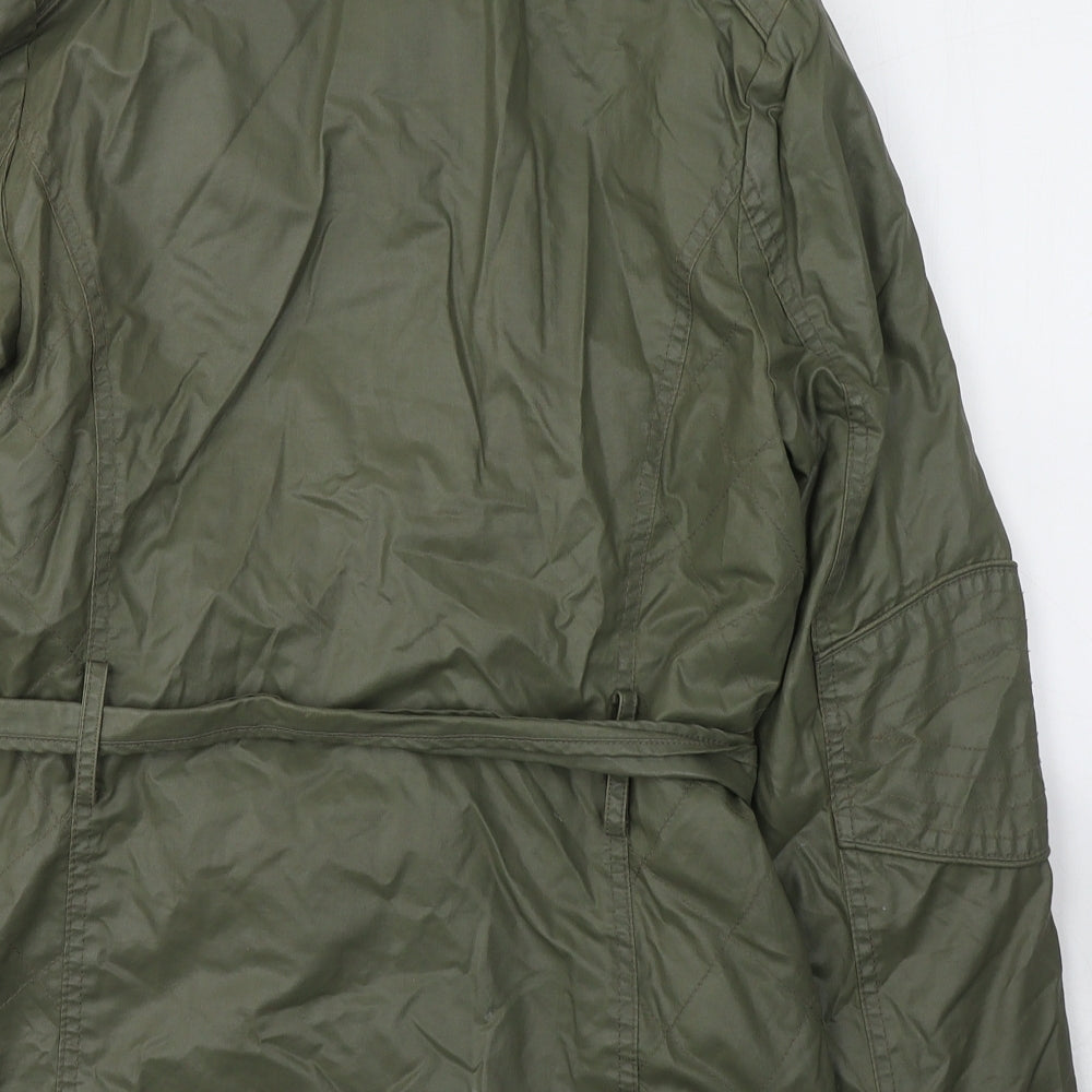 Marks and Spencer Womens Green   Jacket Coat Size 8  Zip