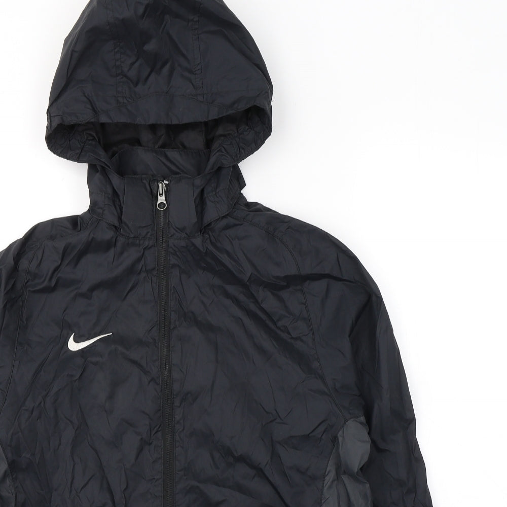 Nike Boys Black   Basic Coat Jacket Size 12-13 Years  Zip