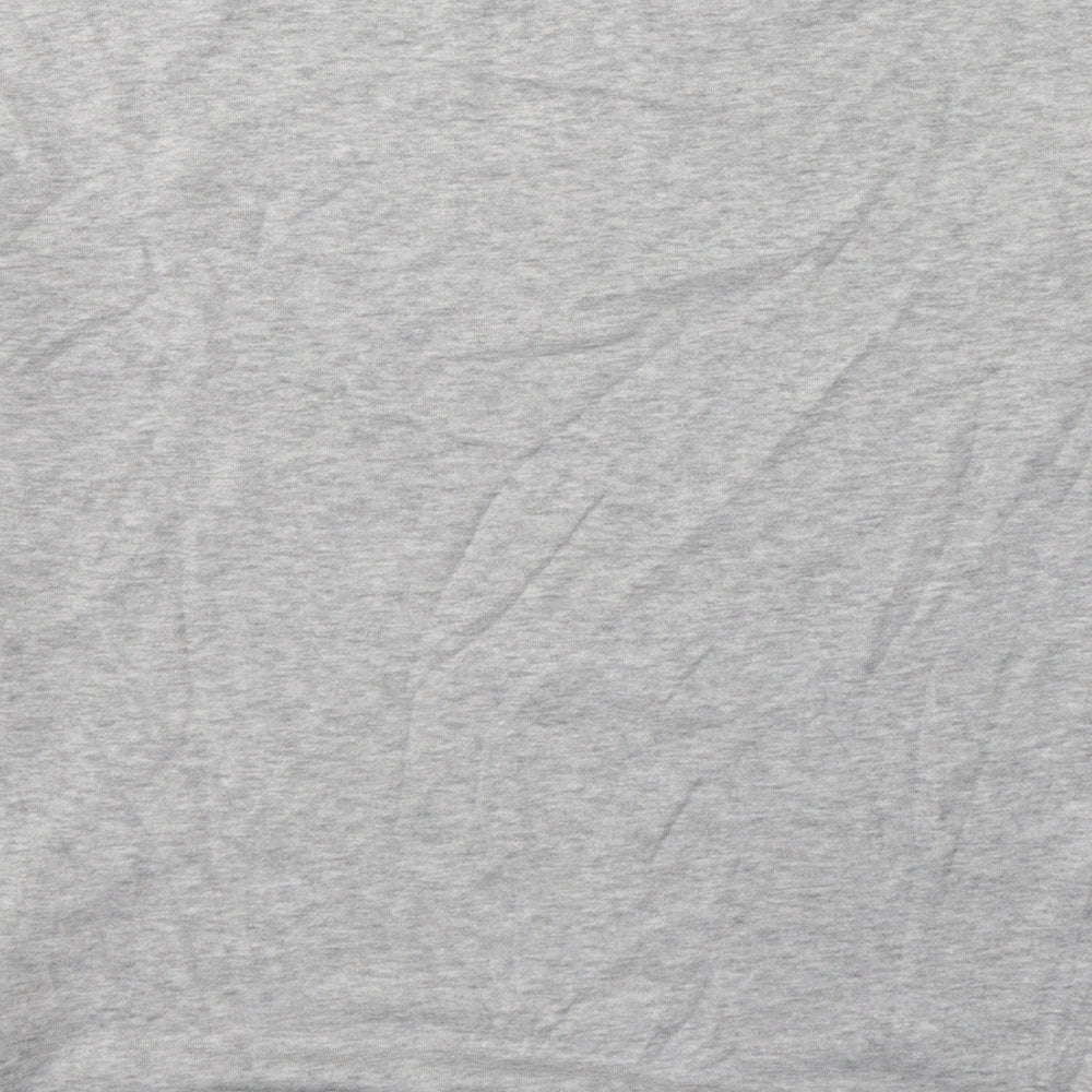 New Look Womens Grey  Cotton Pullover Sweatshirt Size 10  Pullover