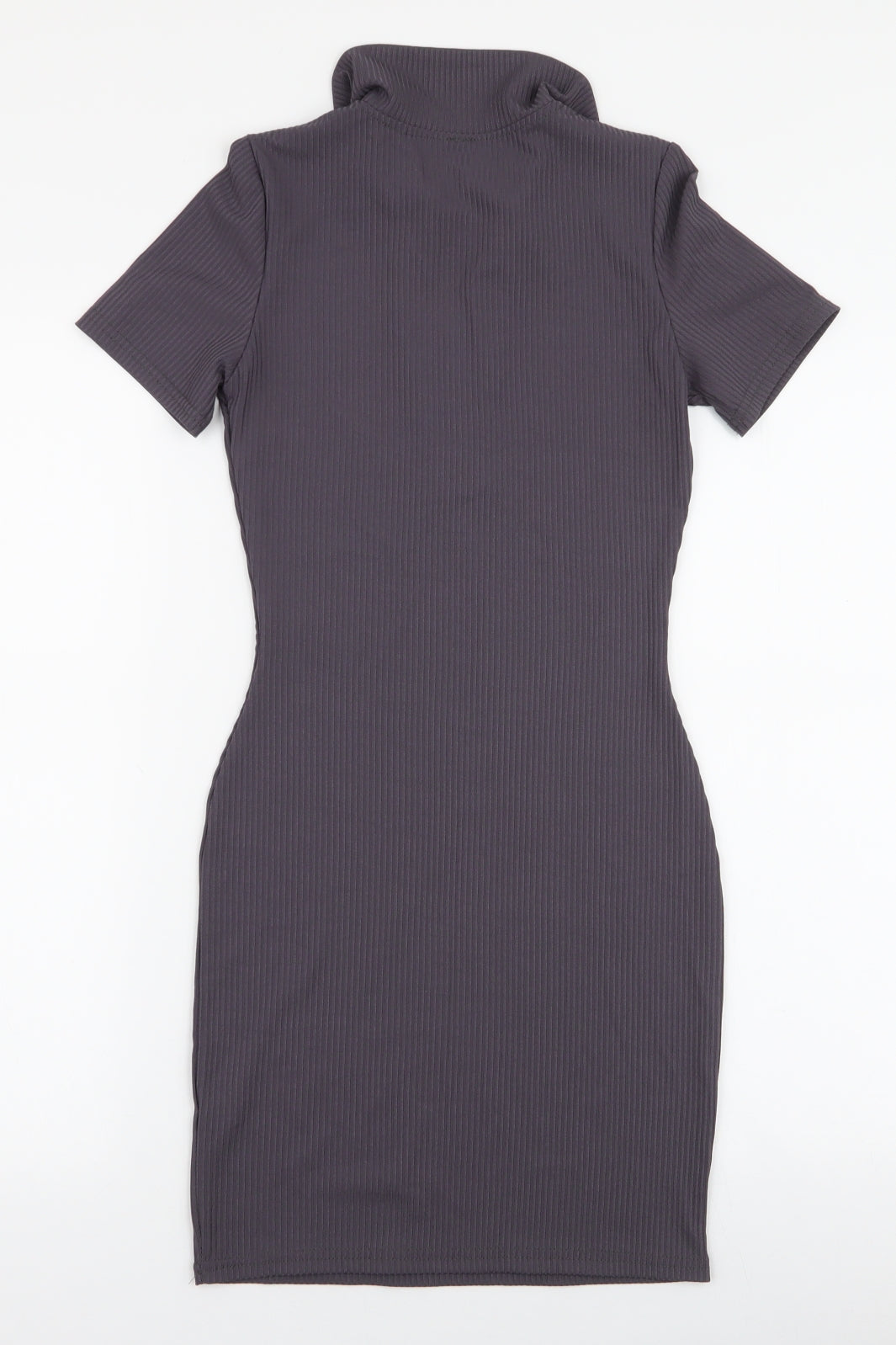 As You Womens Grey  Polyester Bodycon  Size 6  V-Neck Pullover