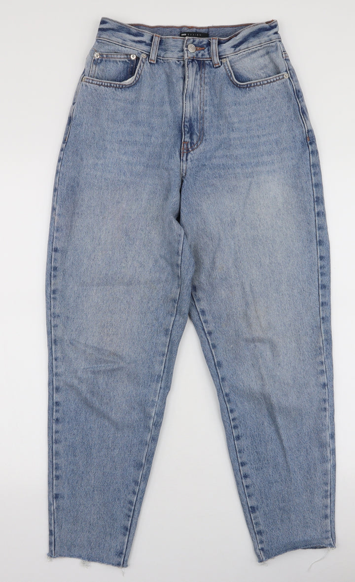 ASOS Womens Blue Polyester Mom Jeans Size 26 in L32 in Slim Zip