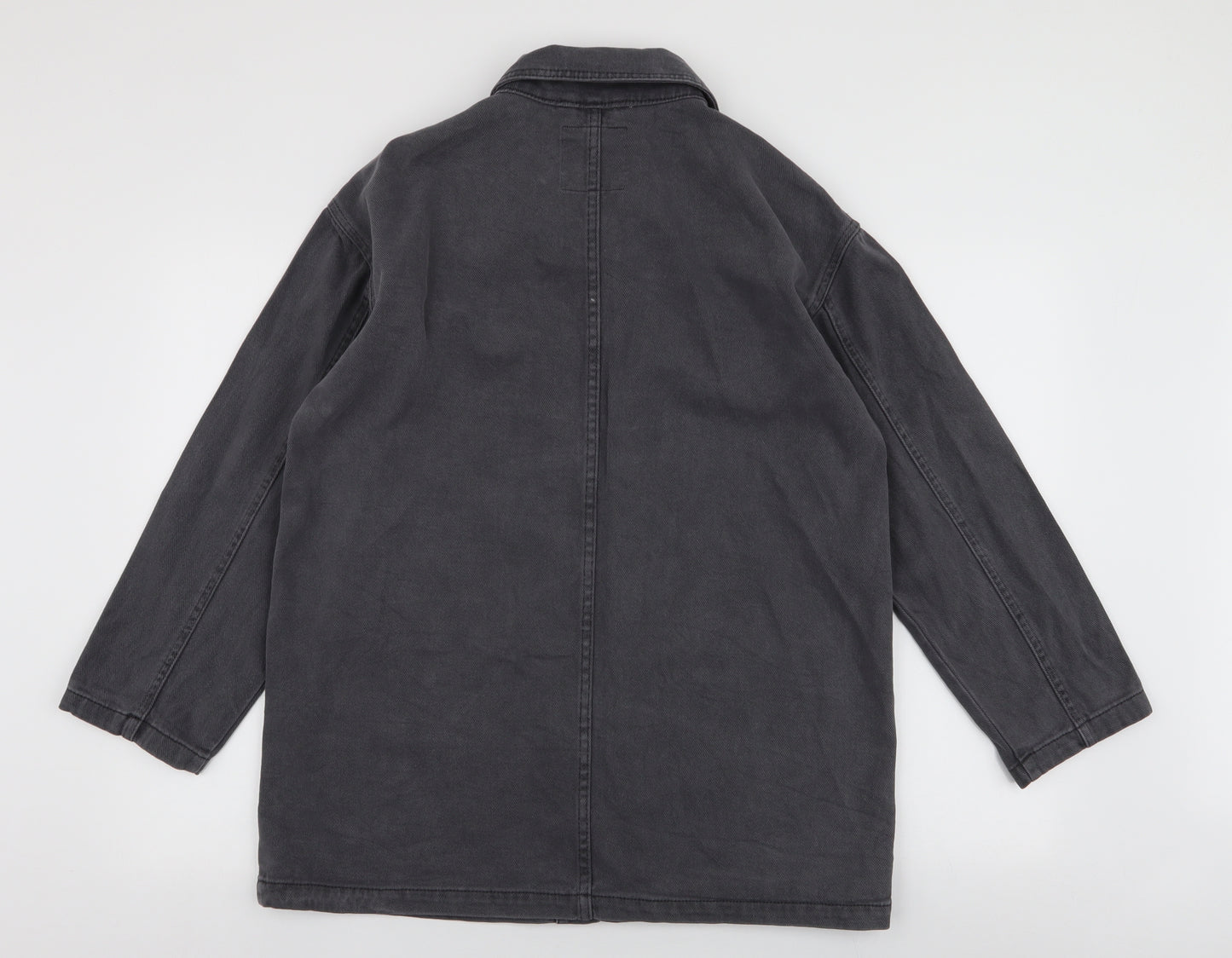 Pull & Bear Mens Grey   Jacket  Size M  Button