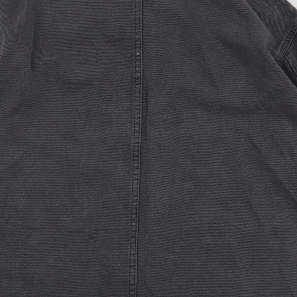 Pull & Bear Mens Grey   Jacket  Size M  Button