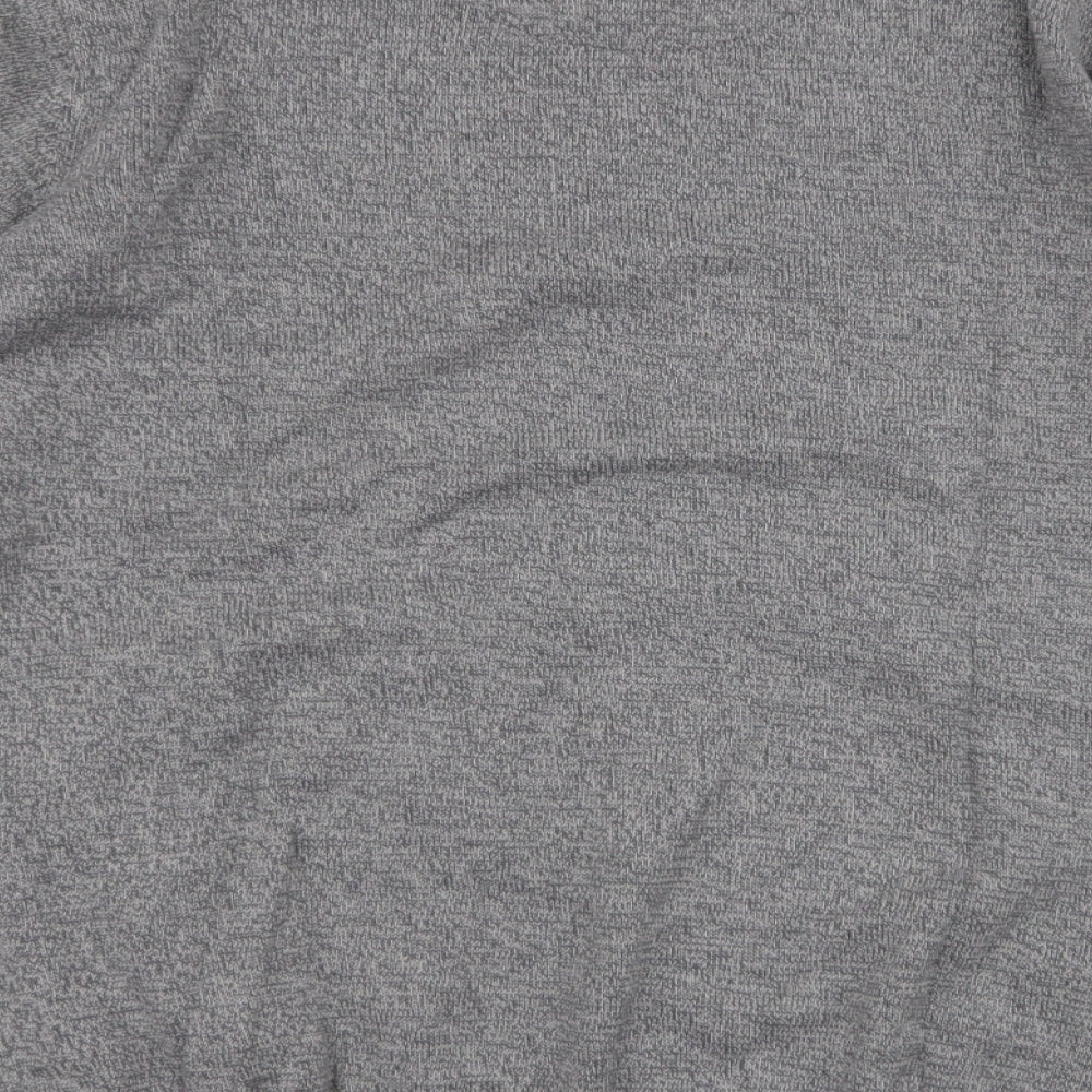 Dunnes Stores Mens Grey Round Neck  Cotton Pullover Jumper Size M