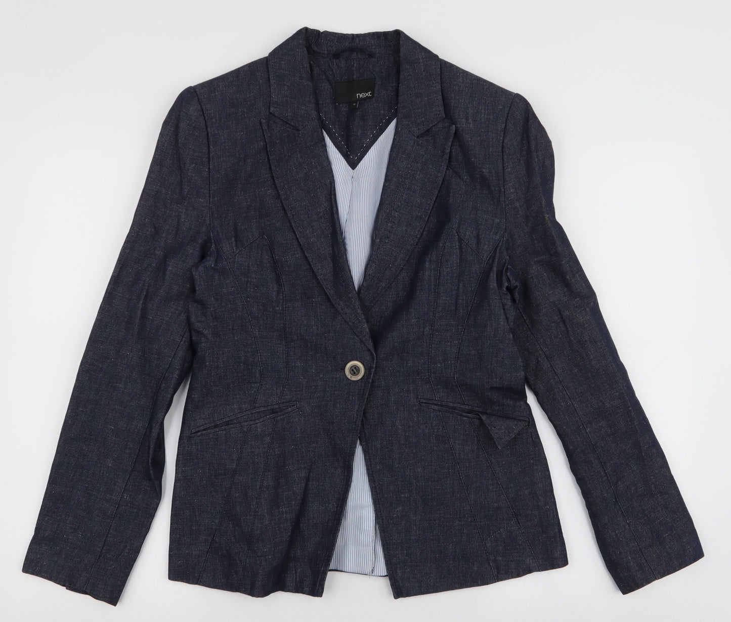 NEXT Womens Blue   Jacket Blazer Size 12  Button