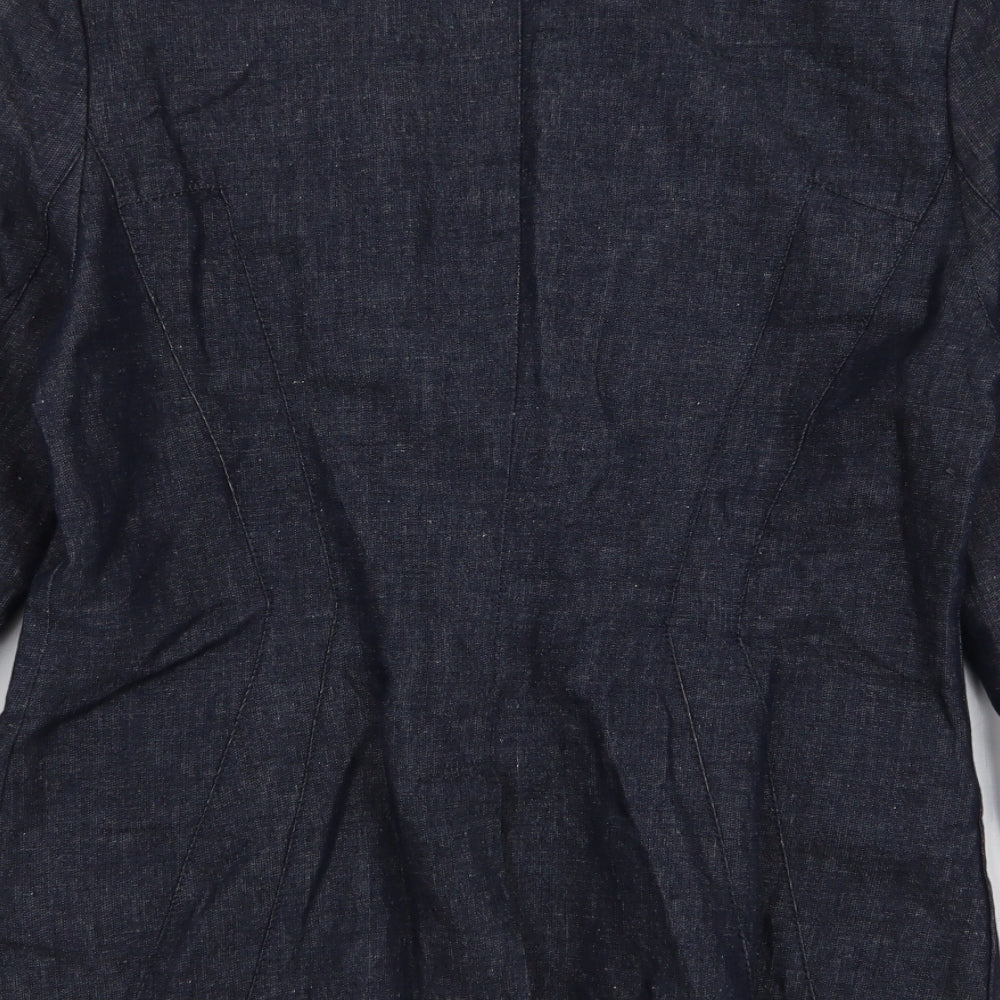 NEXT Womens Blue   Jacket Blazer Size 12  Button