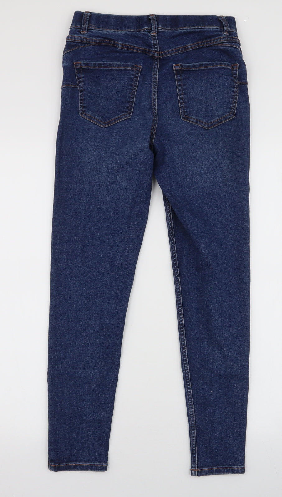 New Look Womens Blue  Cotton Skinny Jeans Size 8 L25 in Slim