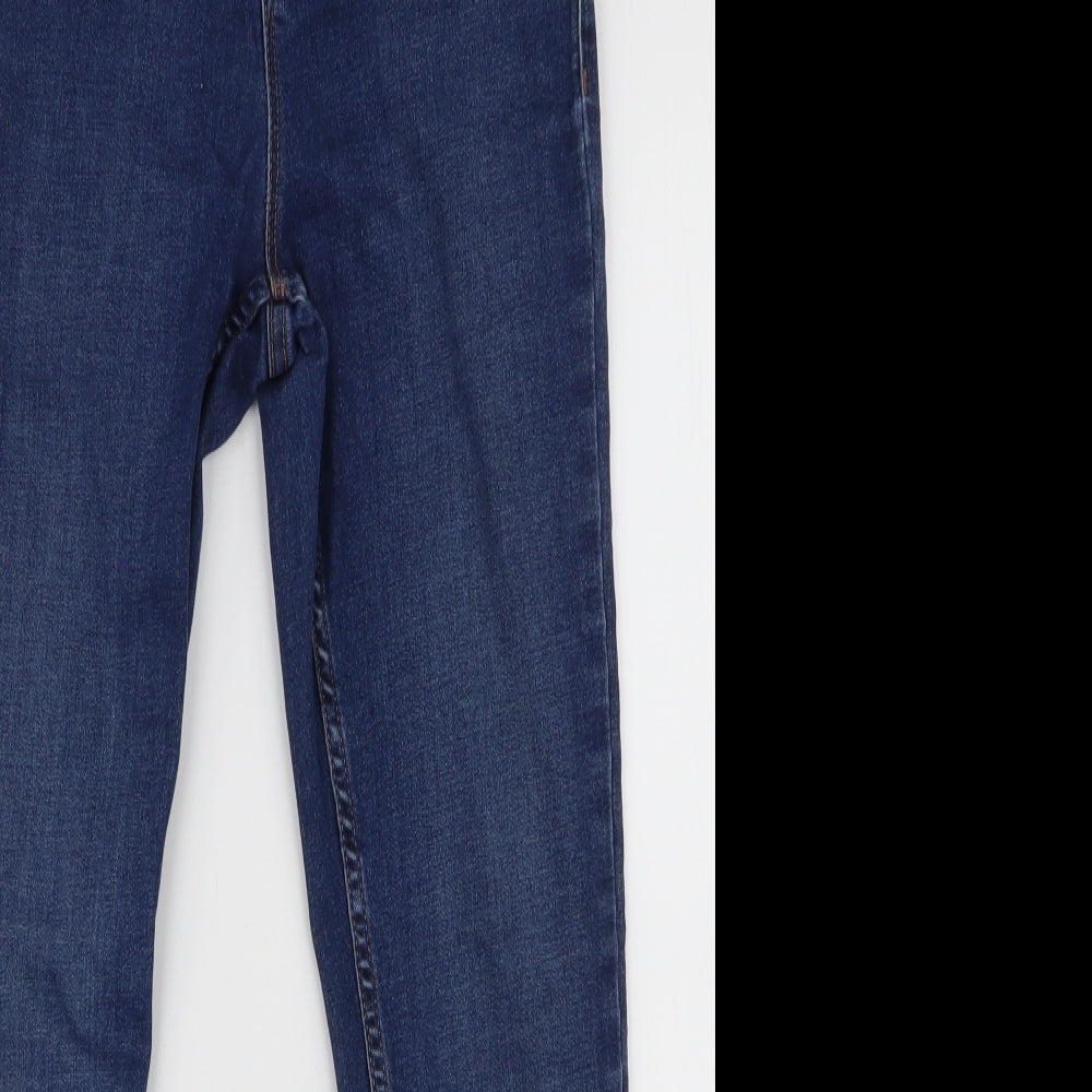 New Look Womens Blue  Cotton Skinny Jeans Size 8 L25 in Slim