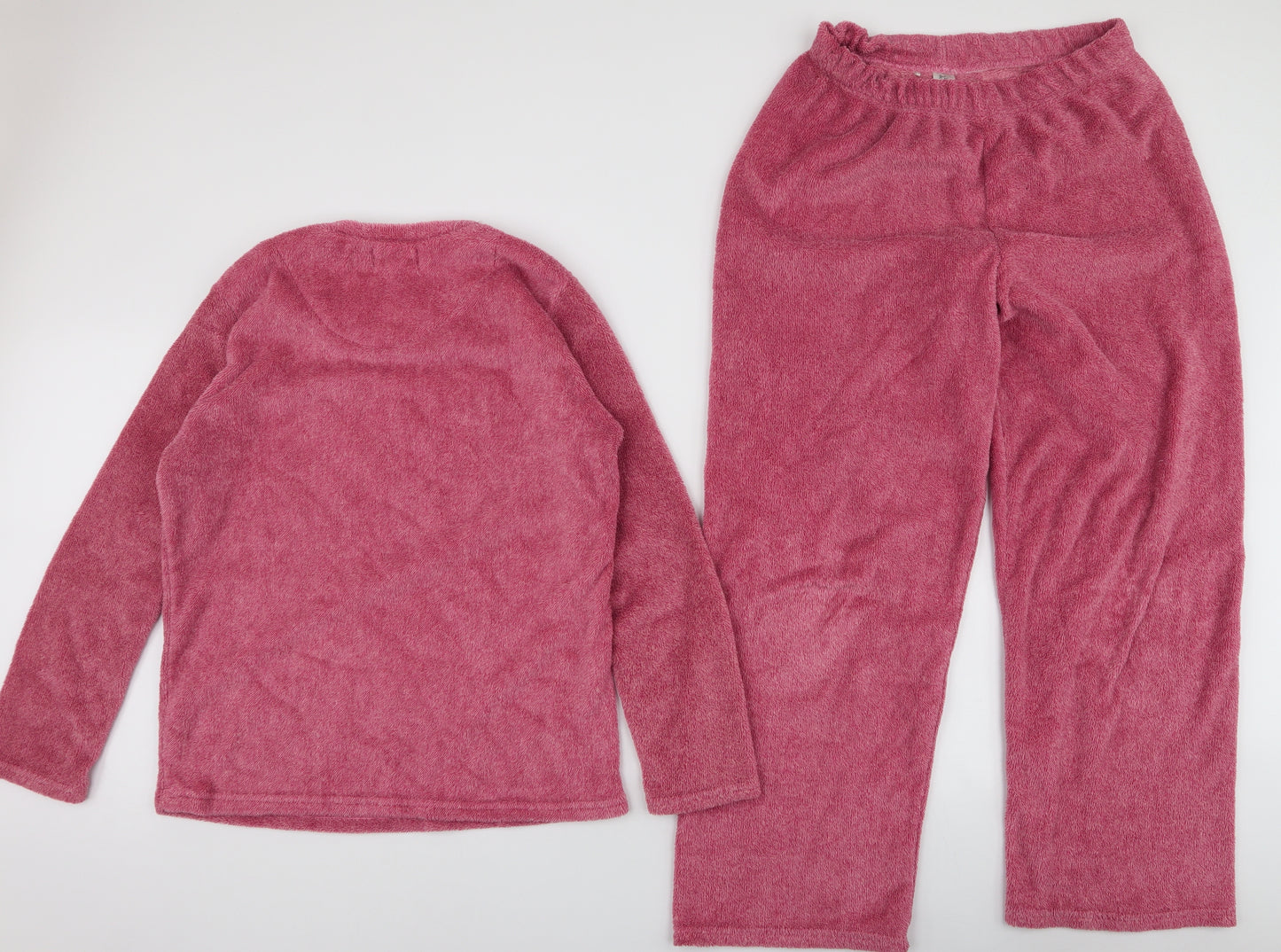 Love to lounge Womens Pink  Polyester  Pyjama Set Size M