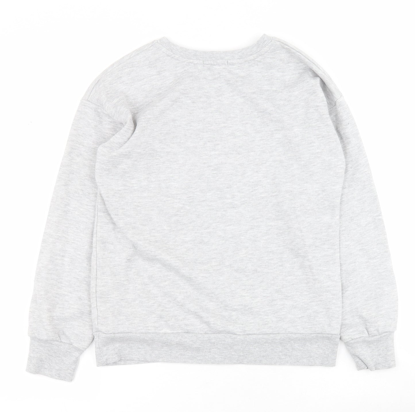 Primark Girls Grey  Cotton Pullover Sweatshirt Size 10-11 Years  Pullover - Positive Vibes Only