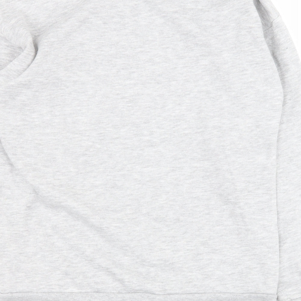 Primark Girls Grey  Cotton Pullover Sweatshirt Size 10-11 Years  Pullover - Positive Vibes Only