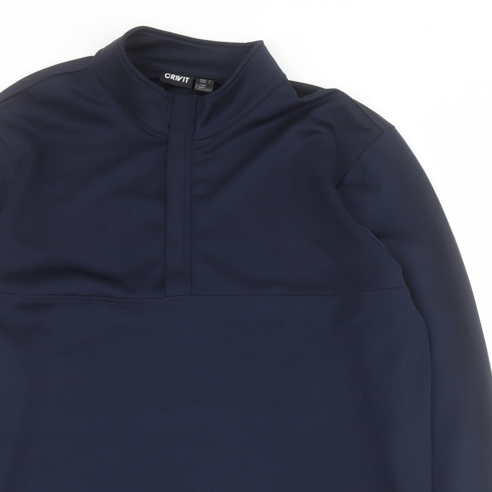 Criv It Mens Blue  Polyester Pullover Sweatshirt Size L