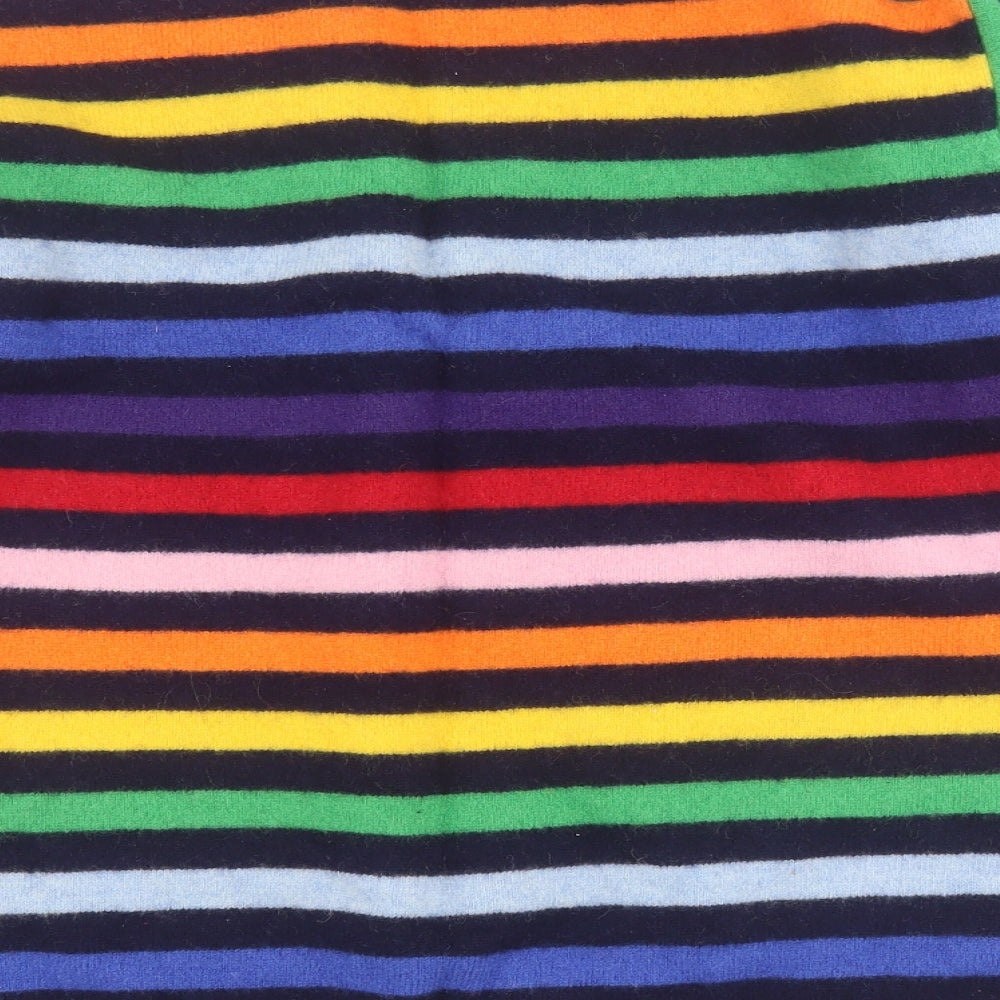 Pail Smith Mens Multicoloured Crew Neck Striped Wool Pullover Jumper Size XL