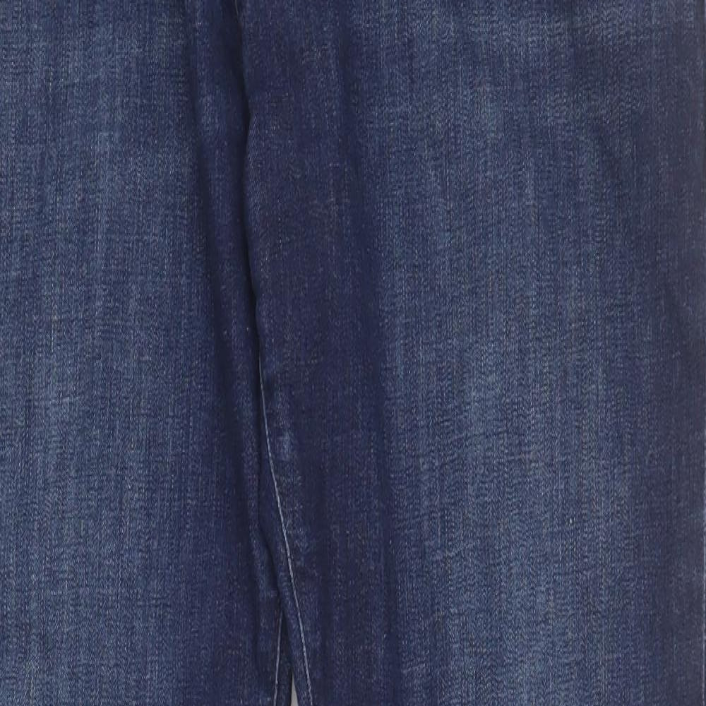 Gap Mens Blue  Cotton Straight Jeans Size 36 L34 in Regular Zip