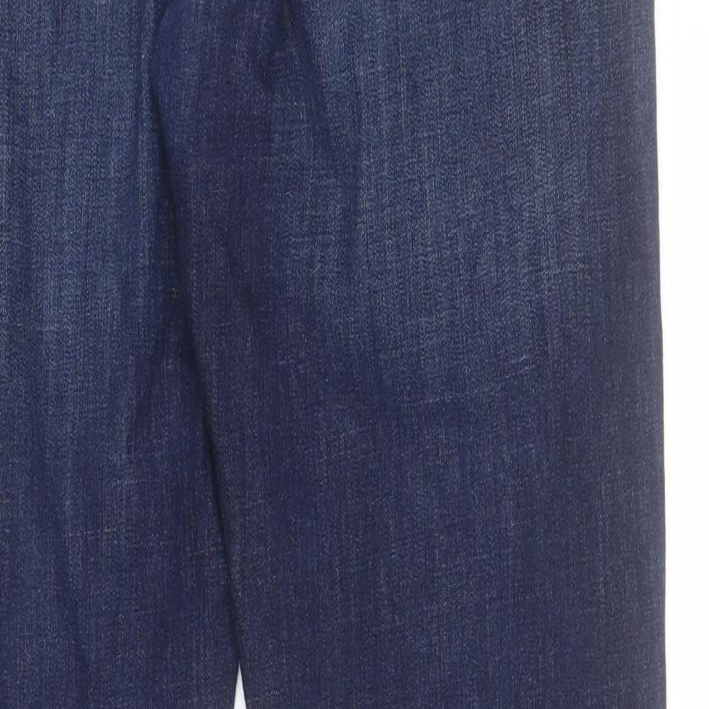 Gap Mens Blue  Cotton Straight Jeans Size 36 L34 in Regular Zip