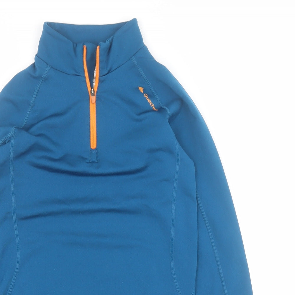 Quechua Boys Blue  Polyester Pullover Sweatshirt Size 10 Years  Pullover