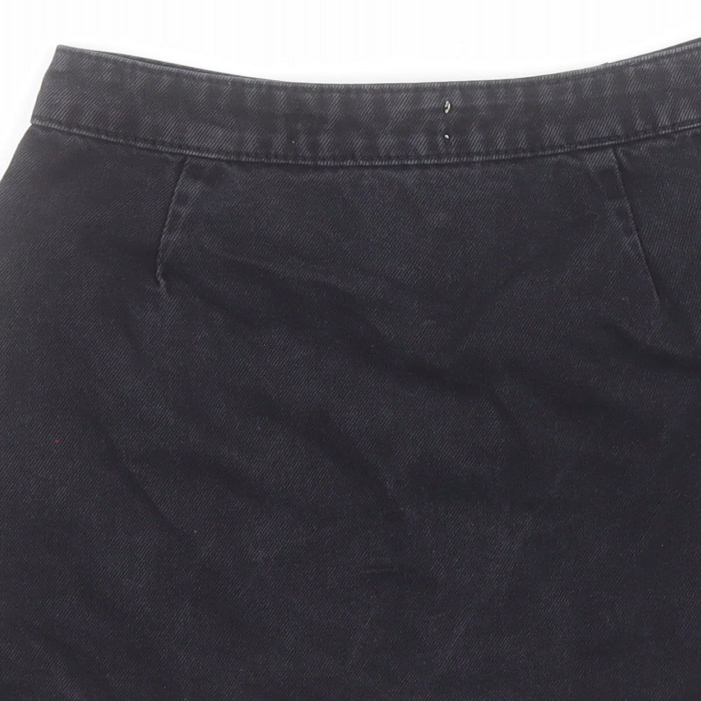 New Look Girls Black  100% Cotton A-Line Set Size 10 Years  Regular Button