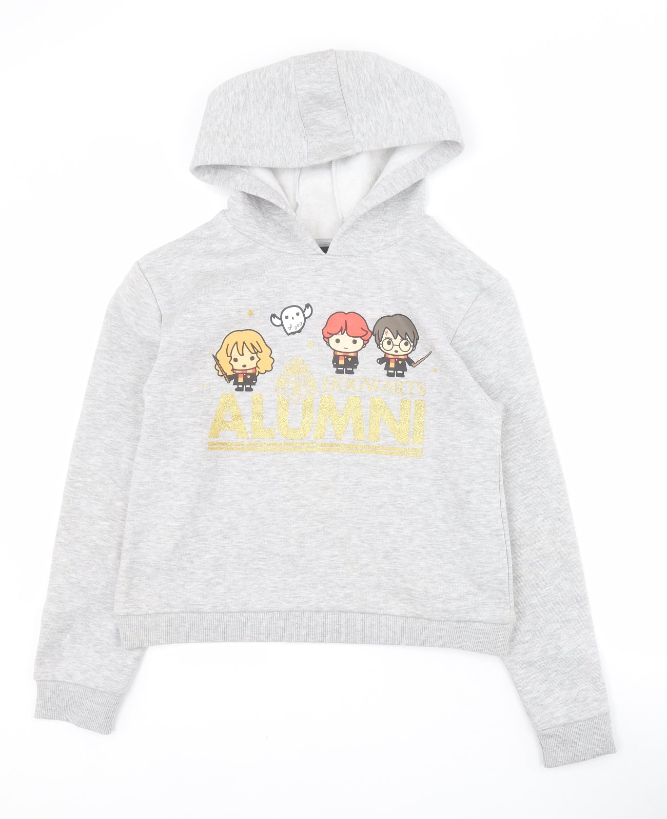 Primark Girls Grey  Polyester Pullover Hoodie Size 11-12 Years  Pullover - Harry Potter