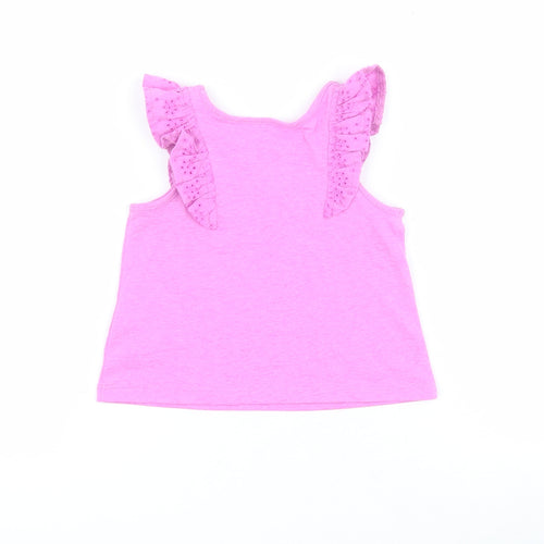 NEXT Baby Purple  Polyester Jersey Tank Size 3-6 Months Round Neck Pullover