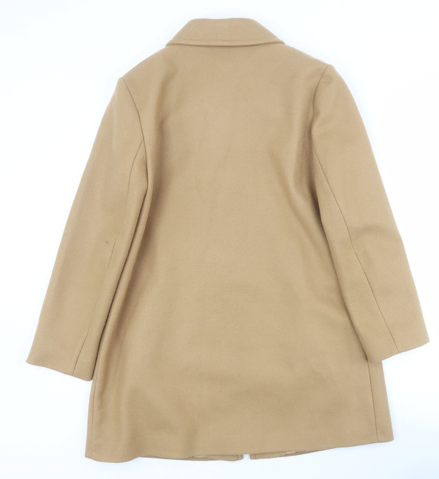 Primark Womens Beige   Pea Coat Coat Size 10  Zip