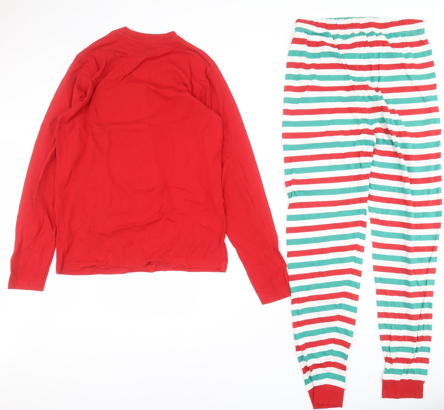 Primark Mens Red  100% Cotton  Lounge Set Size XS  Pullover - Christmas