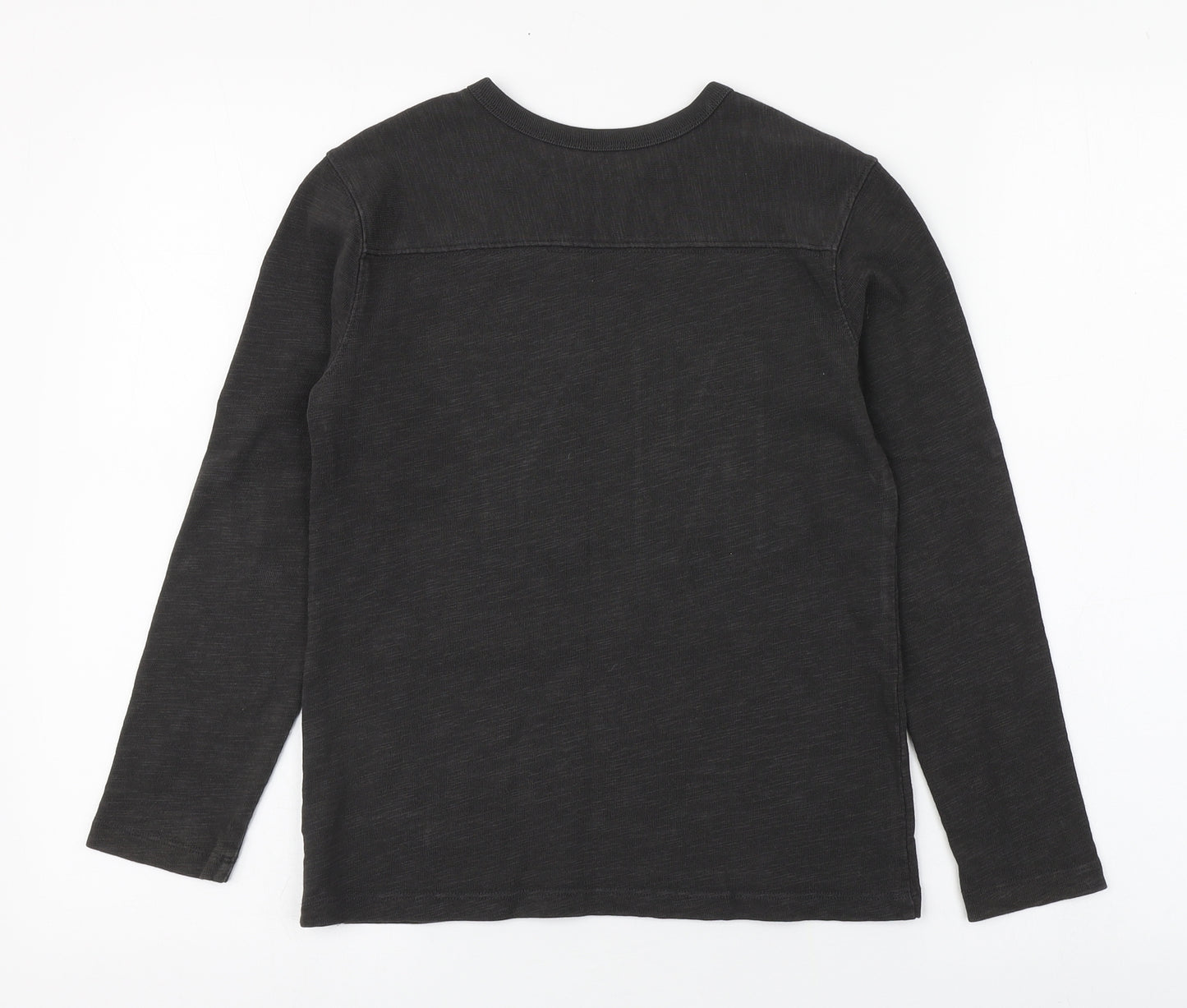 Gap Boys Grey Round Neck  100% Cotton Pullover Jumper Size 8-9 Years
