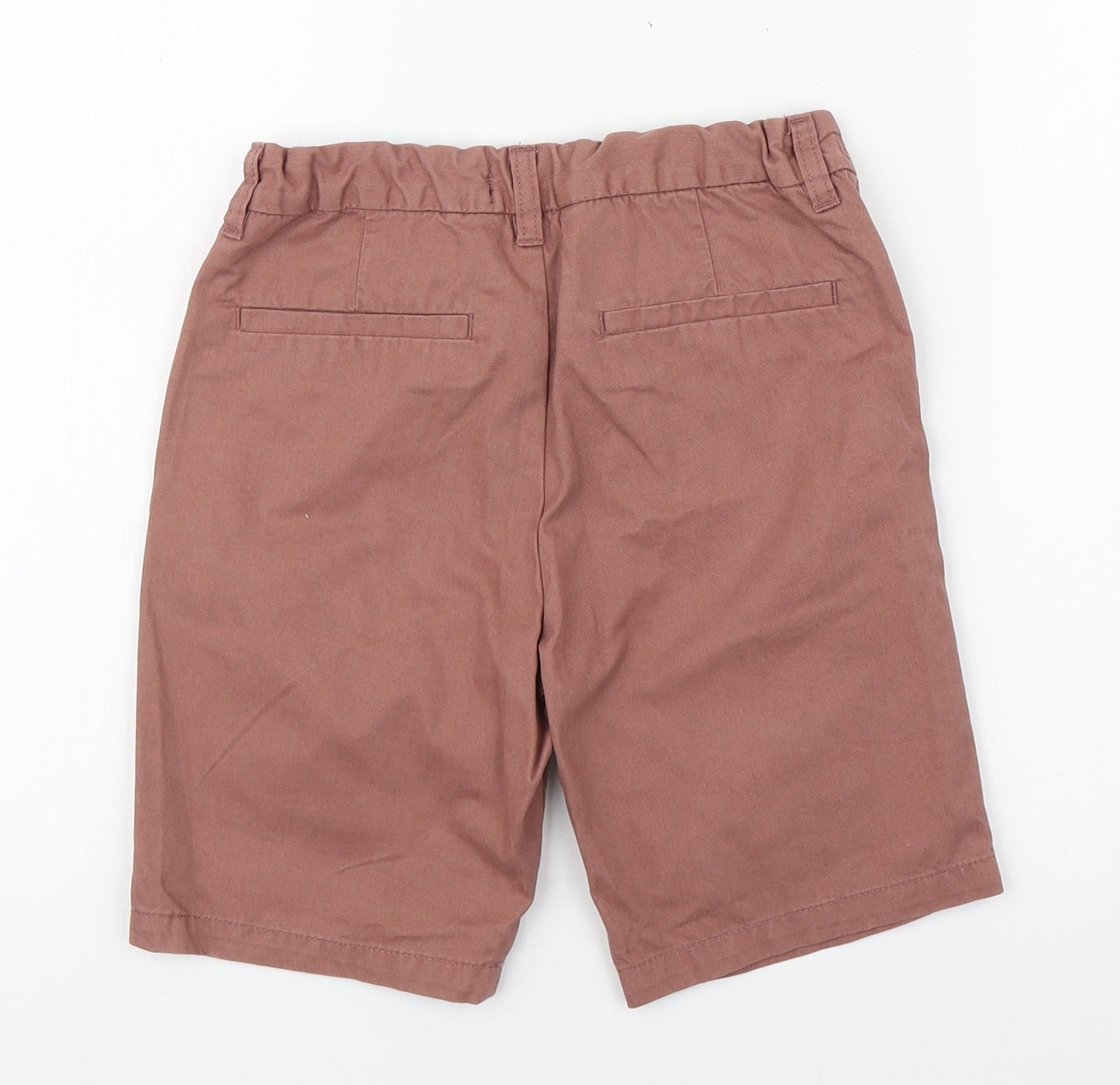 NEXT Boys Orange  100% Cotton Cargo Shorts Size 10 Years  Regular Zip