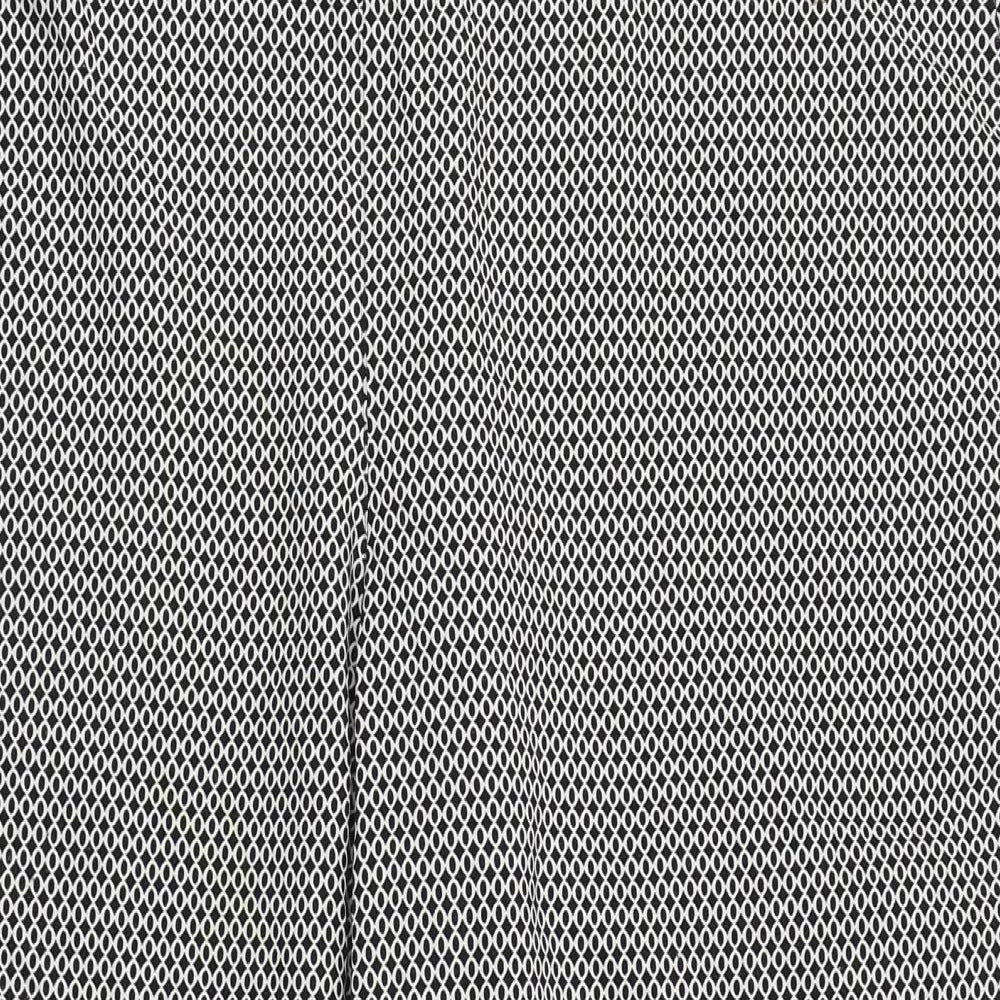 CHALOU Womens Black Polka Dot Cotton Trousers  Size 28 L23 in Regular