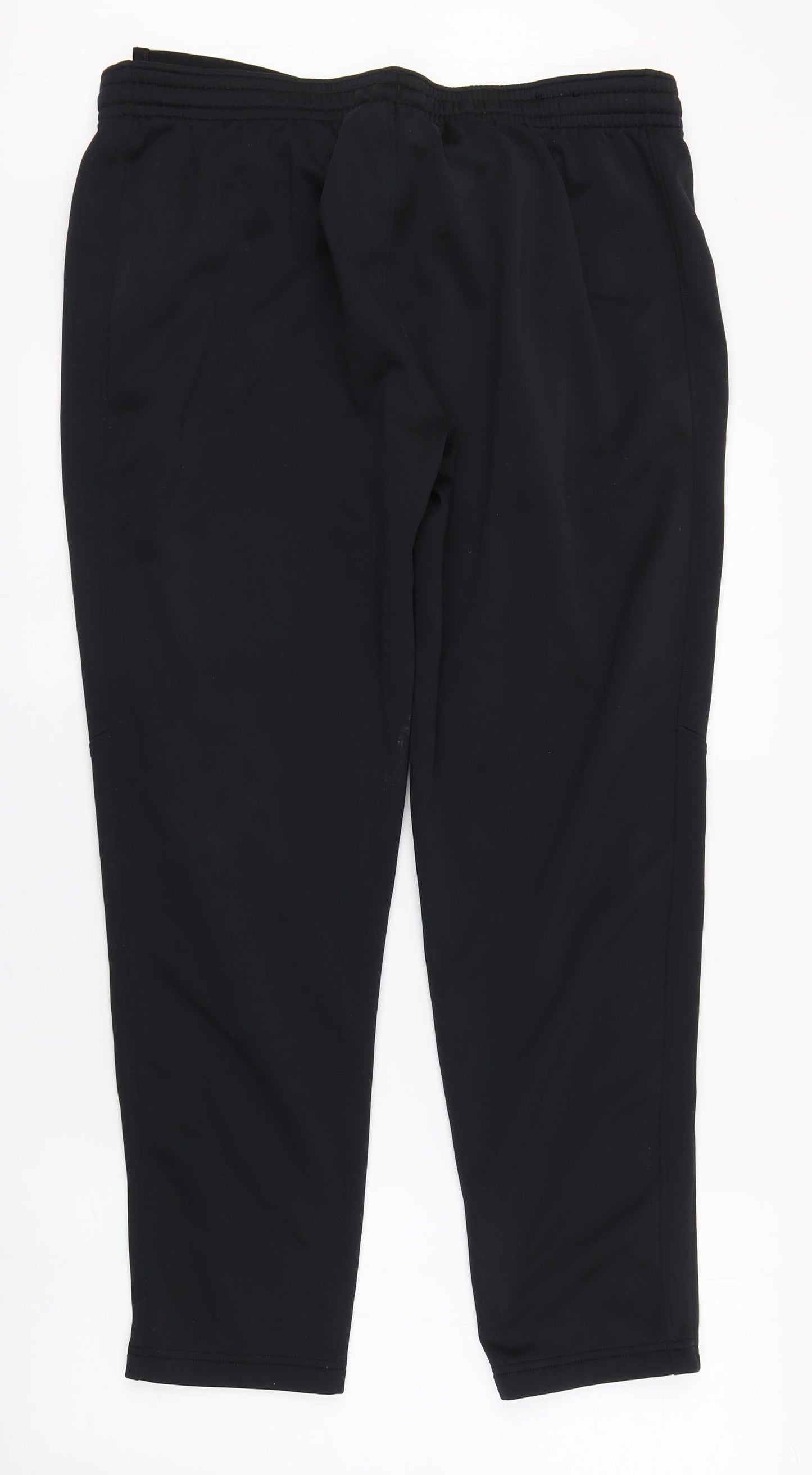 Under armour Mens Black  Polyester Jogger Trousers Size XL L29 in Regular