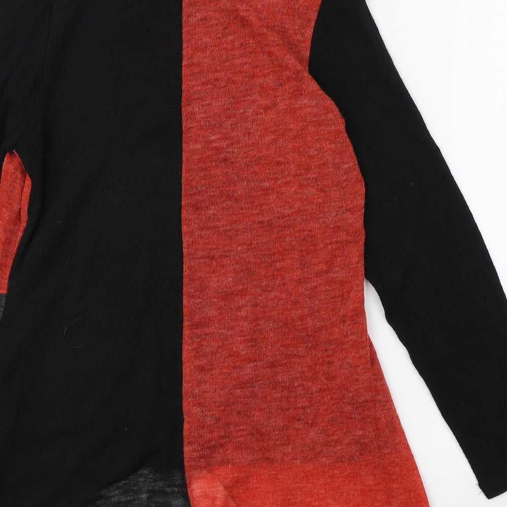 Anna Rose Womens Multicoloured Colourblock Acrylic Jumper Dress  Size M  Roll Neck Pullover