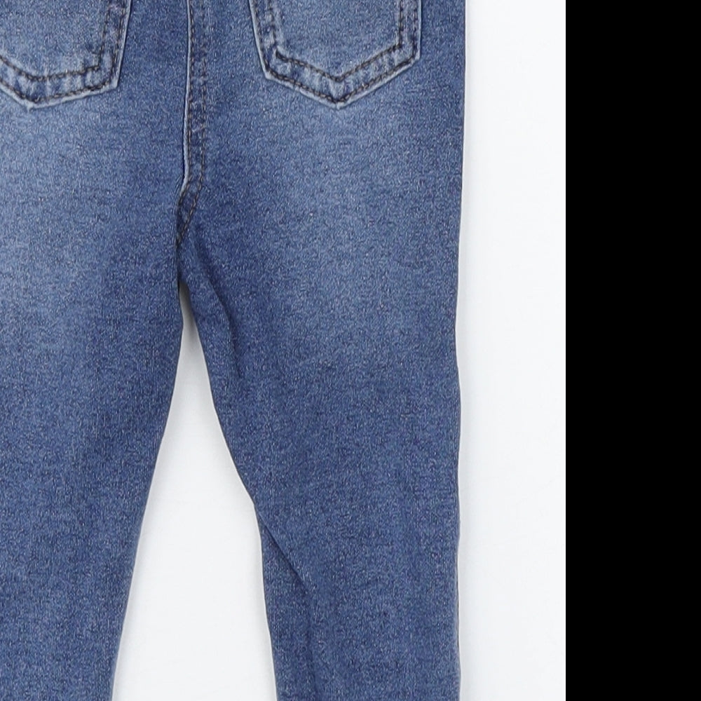 Matalan Baby Blue  Cotton Jogger Jeans Size 12-18 Months