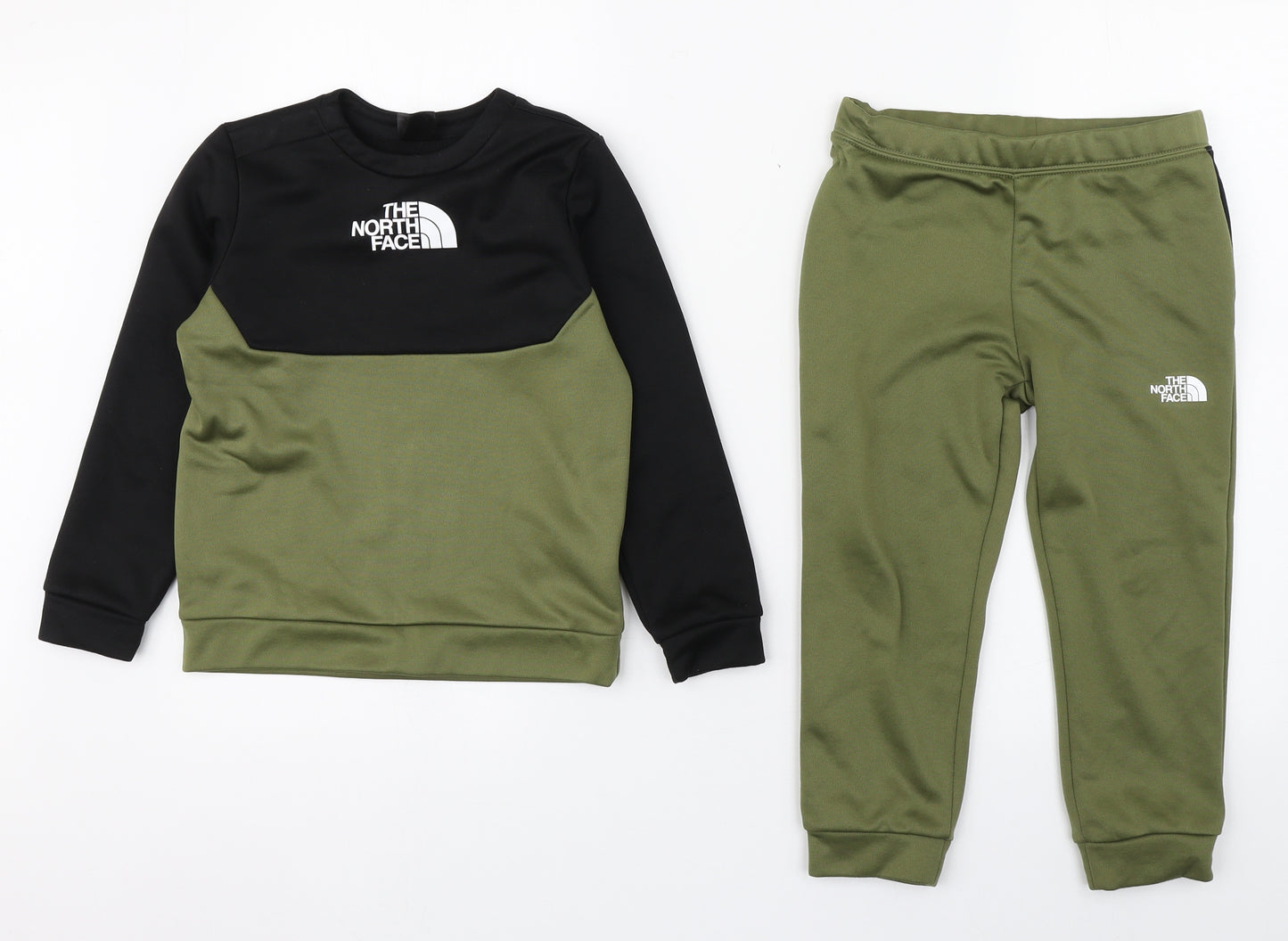 The North Face Boys Green Round Neck  Polyester Pullover Jumper Size 4-5 Years  Pullover - Matching set
