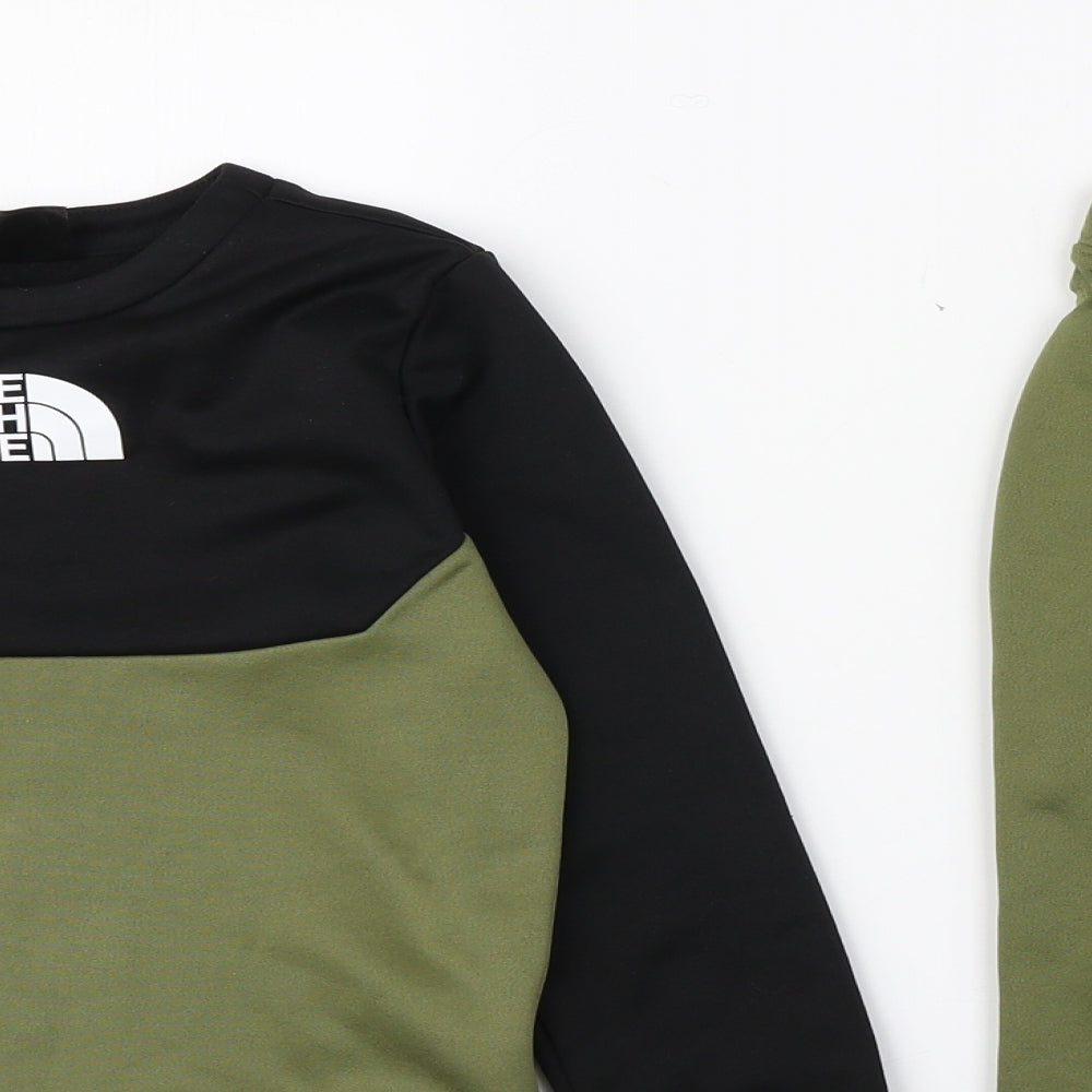 The North Face Boys Green Round Neck  Polyester Pullover Jumper Size 4-5 Years  Pullover - Matching set