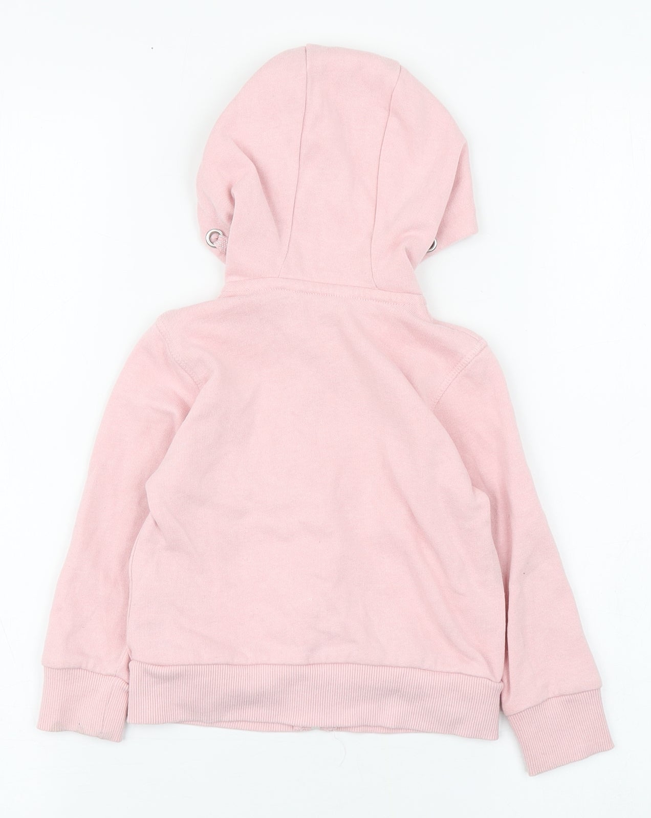 PEP&CO. Girls Pink  Cotton Full Zip Jumper Size 18-24 Months
