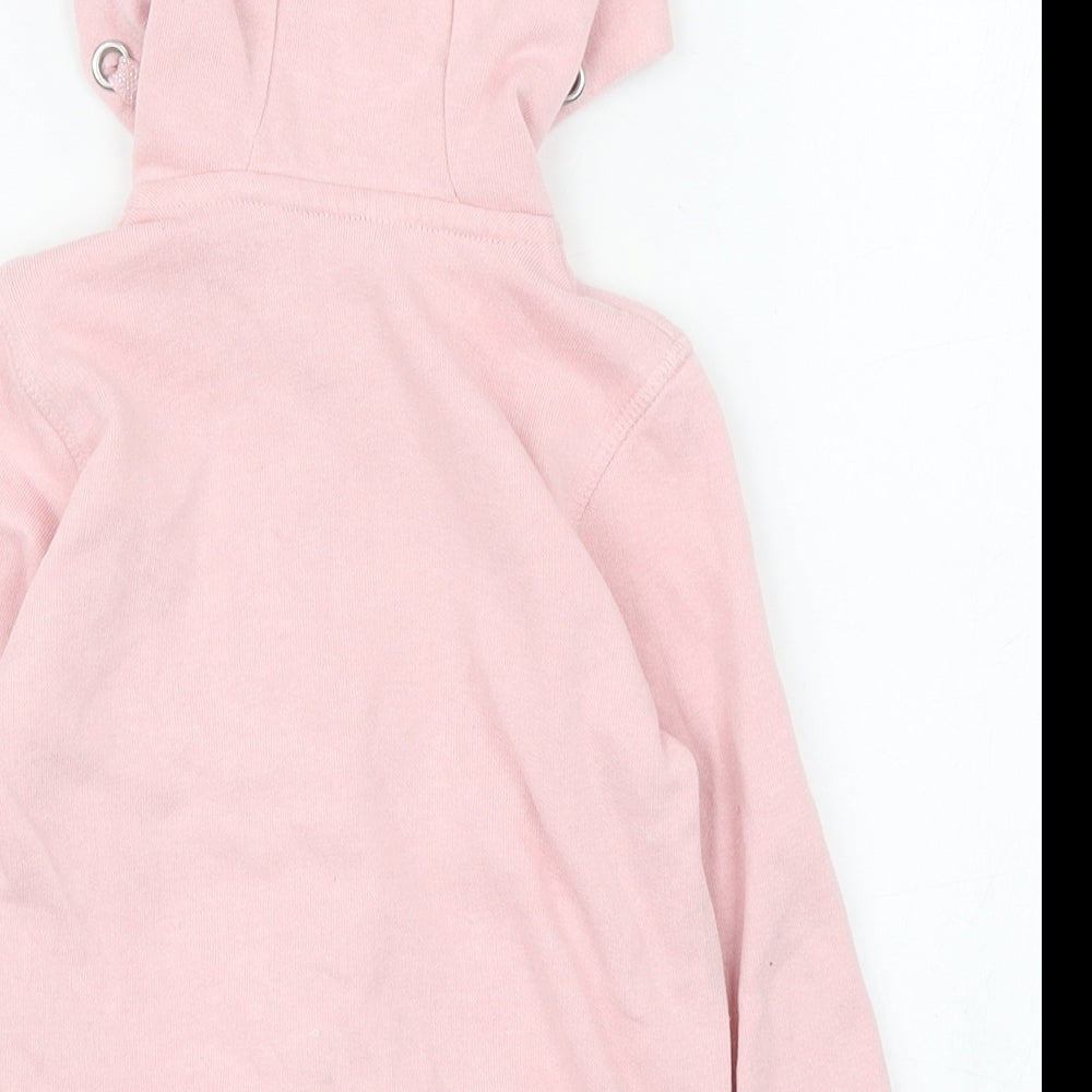 PEP&CO. Girls Pink  Cotton Full Zip Jumper Size 18-24 Months