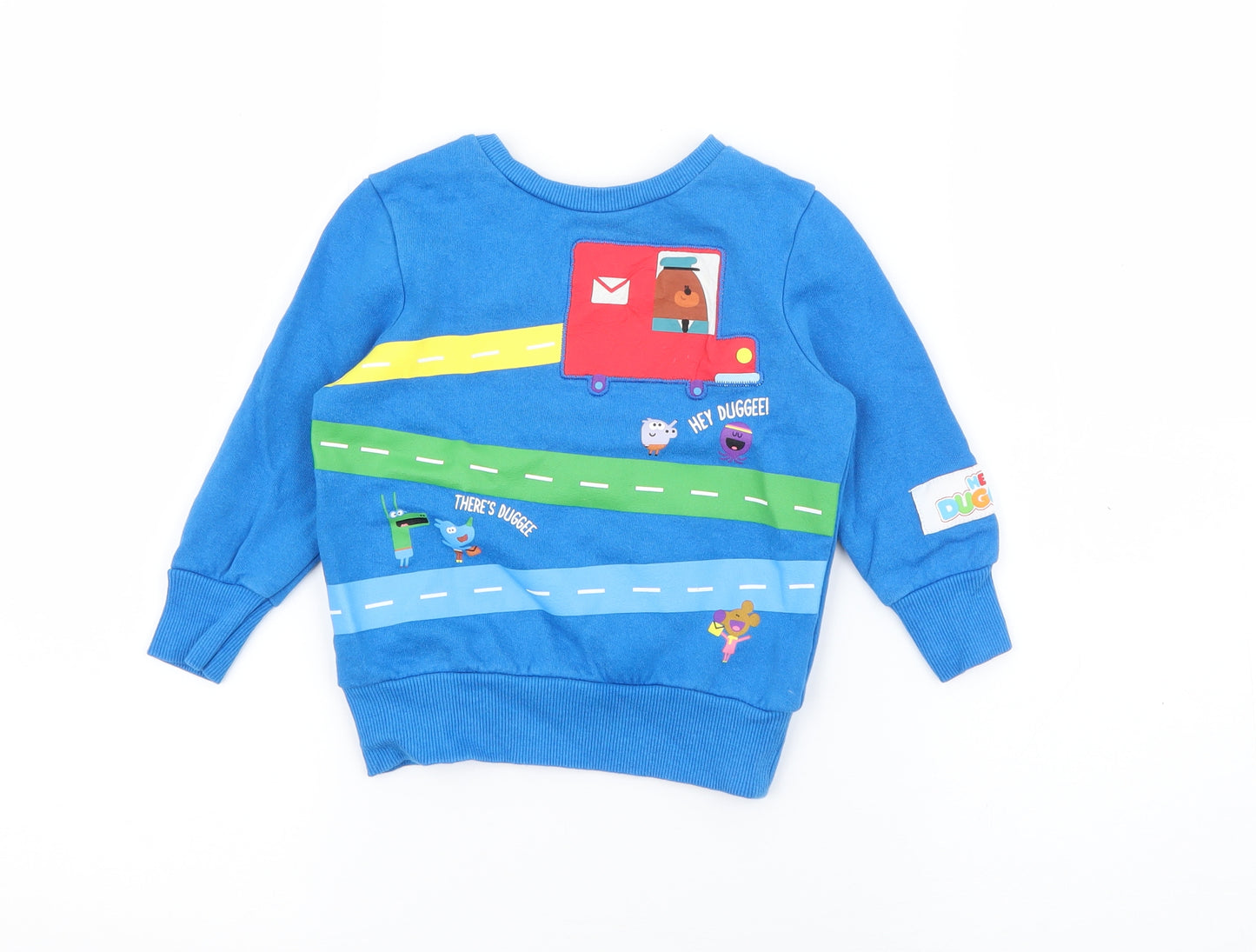 George Baby Blue  Cotton Pullover Jumper Size 18-24 Months   - Postman