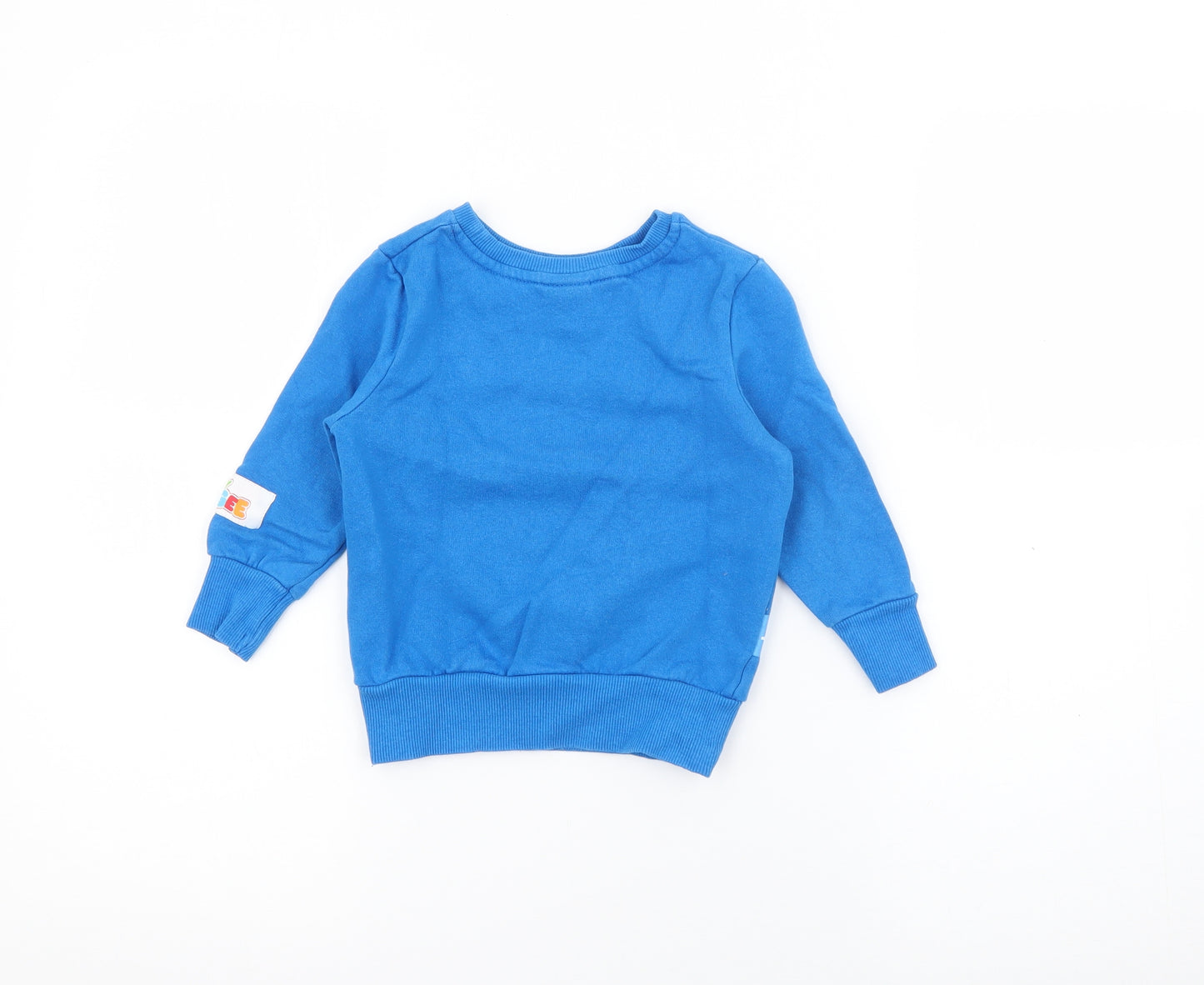 George Baby Blue  Cotton Pullover Jumper Size 18-24 Months   - Postman