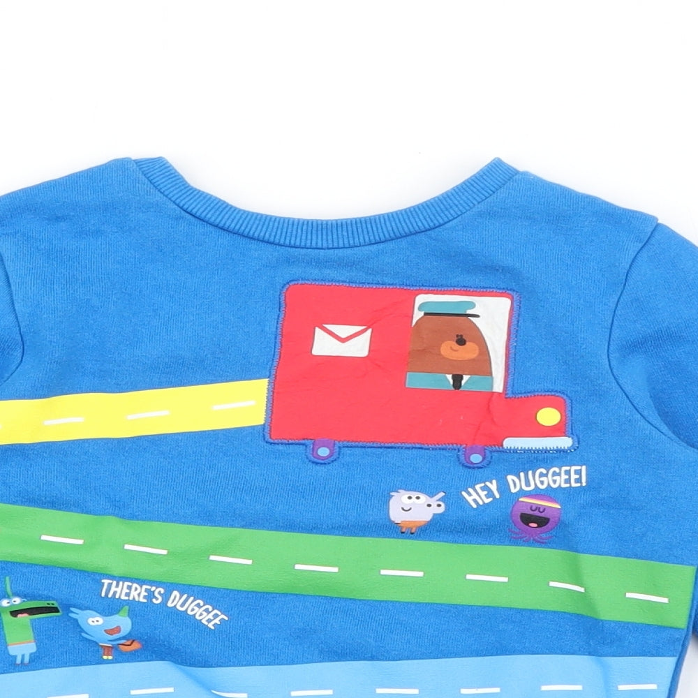 George Baby Blue  Cotton Pullover Jumper Size 18-24 Months   - Postman