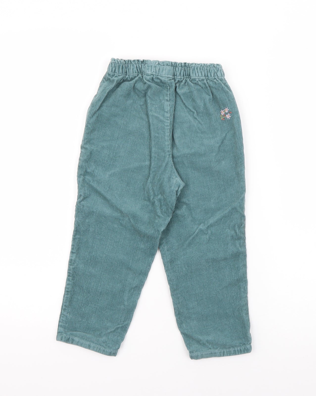 NEXT Girls Green  Cotton Capri Trousers Size 2-3 Years  Regular