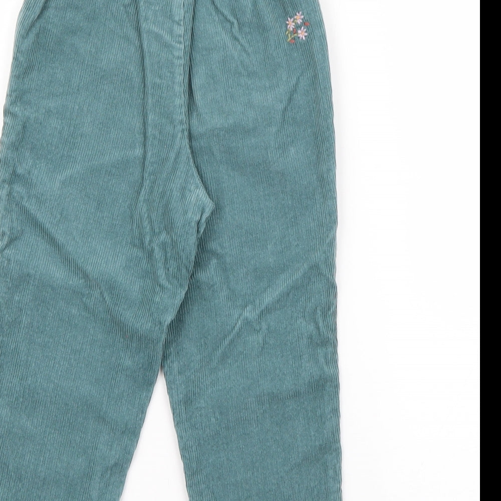 NEXT Girls Green  Cotton Capri Trousers Size 2-3 Years  Regular