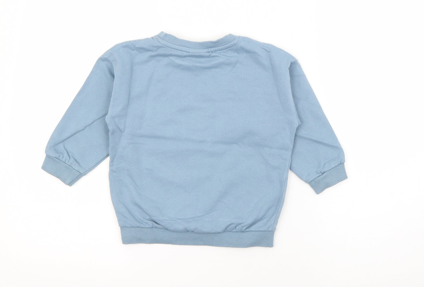 Matalan Baby Blue  Cotton Pullover Jumper Size 18-24 Months   - Duggee