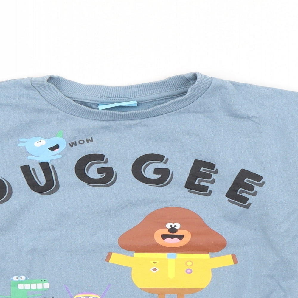 Matalan Baby Blue  Cotton Pullover Jumper Size 18-24 Months   - Duggee