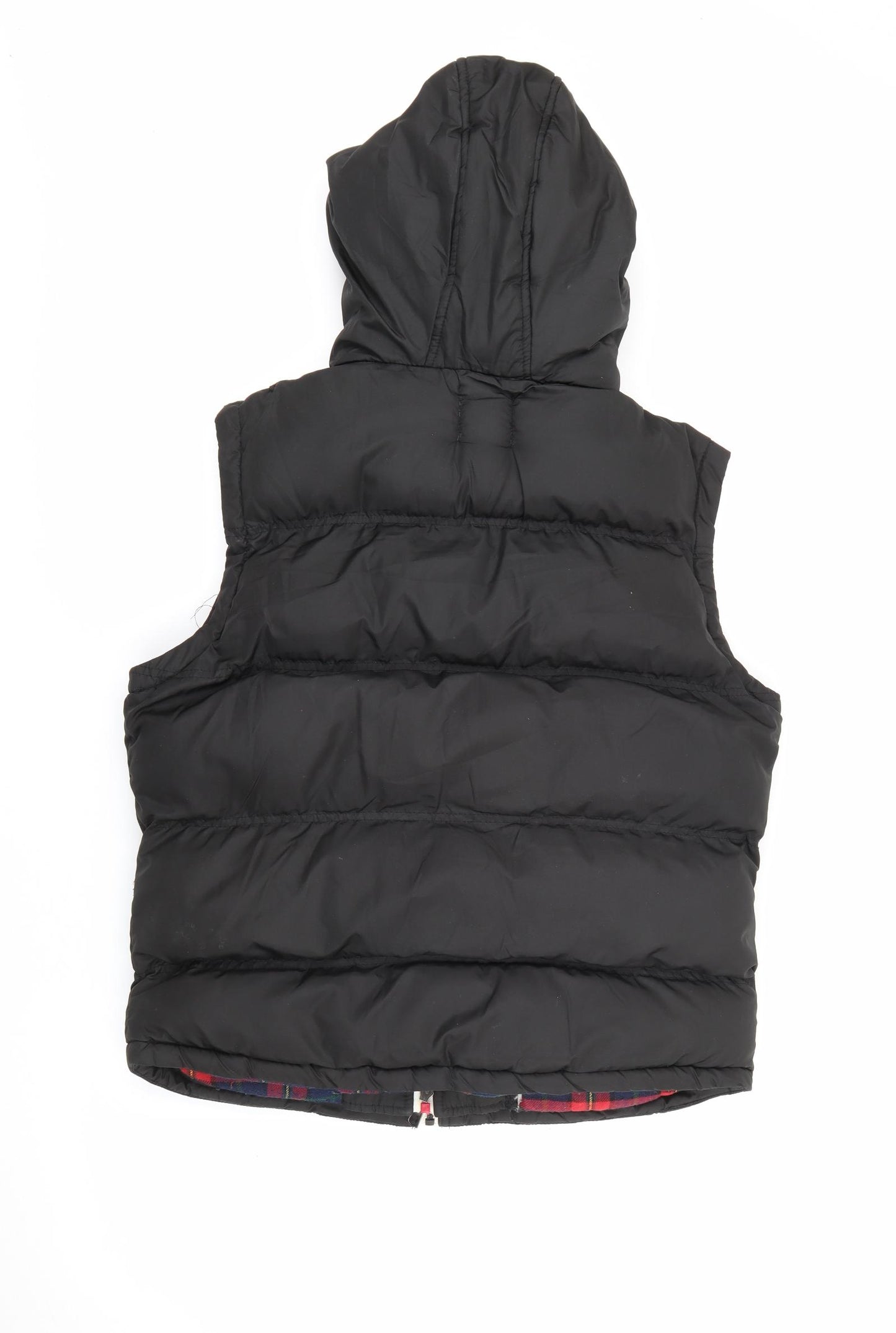 Jack Wills Womens Black   Gilet Coat Size 16  Zip