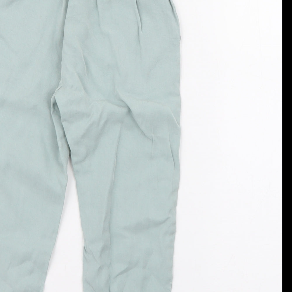 Zara Girls Green  Lyocell Jogger Trousers Size 2-3 Years  Regular