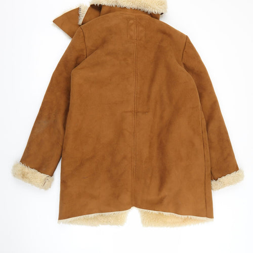 Pull & Bear Womens Brown   Jacket  Size M  Snap